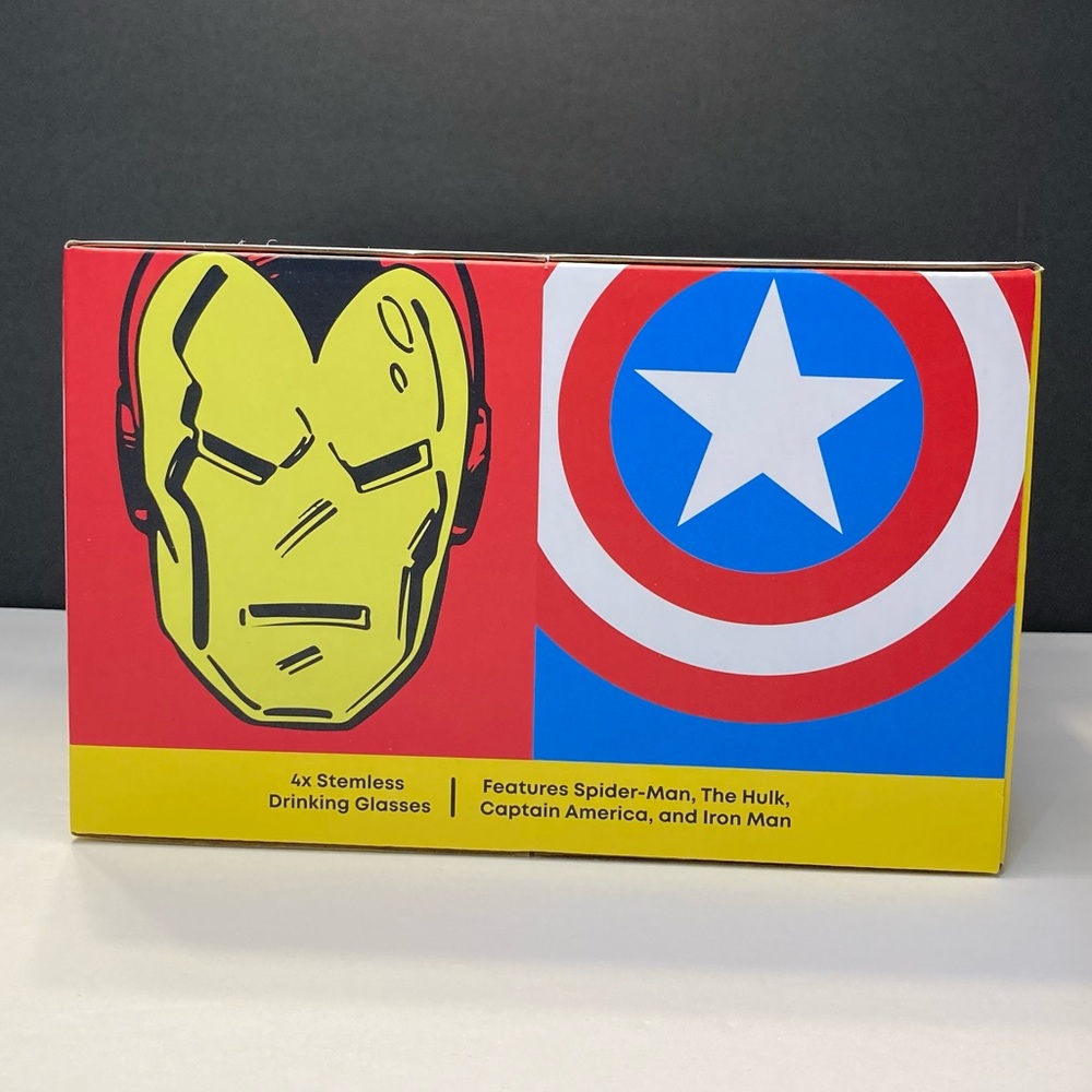 Disney Marvel Heroes Stemless Drinking Glasses - Picture 2 of 10